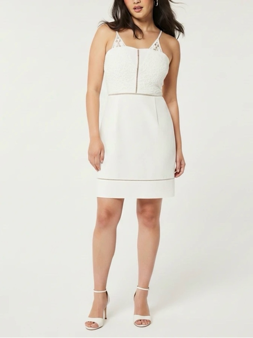 J.O.A Cream Cocktail Dress
